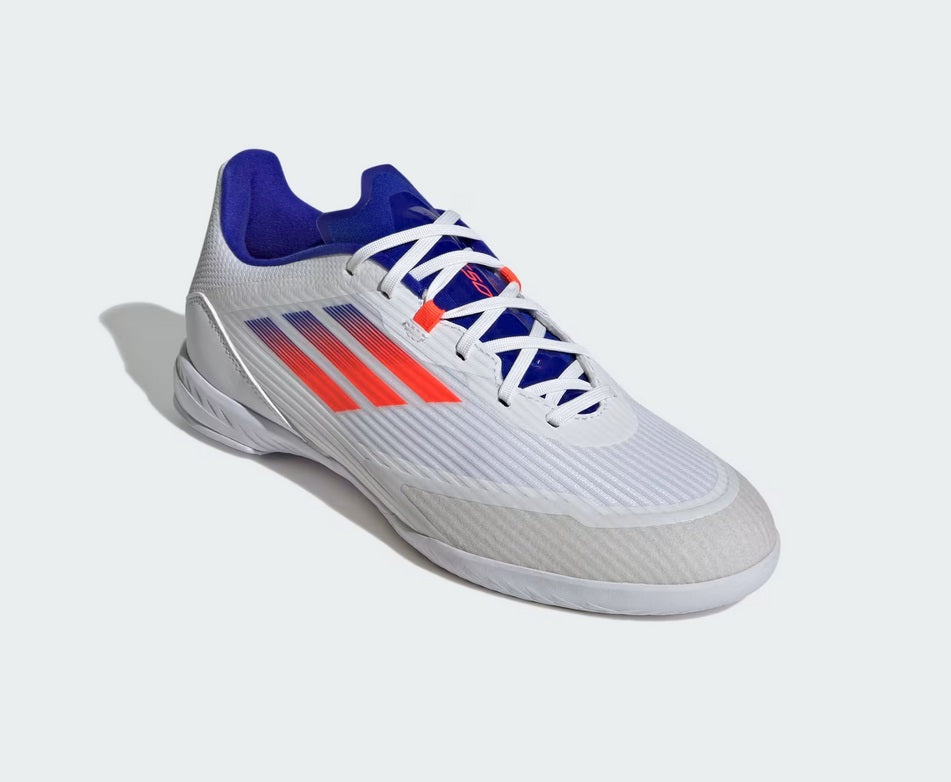 .Adidas Mens F50 League INDOOR BOOTS Football - WHITE/RED/BLUE - ( IF1395 ) - RBW - R2L17