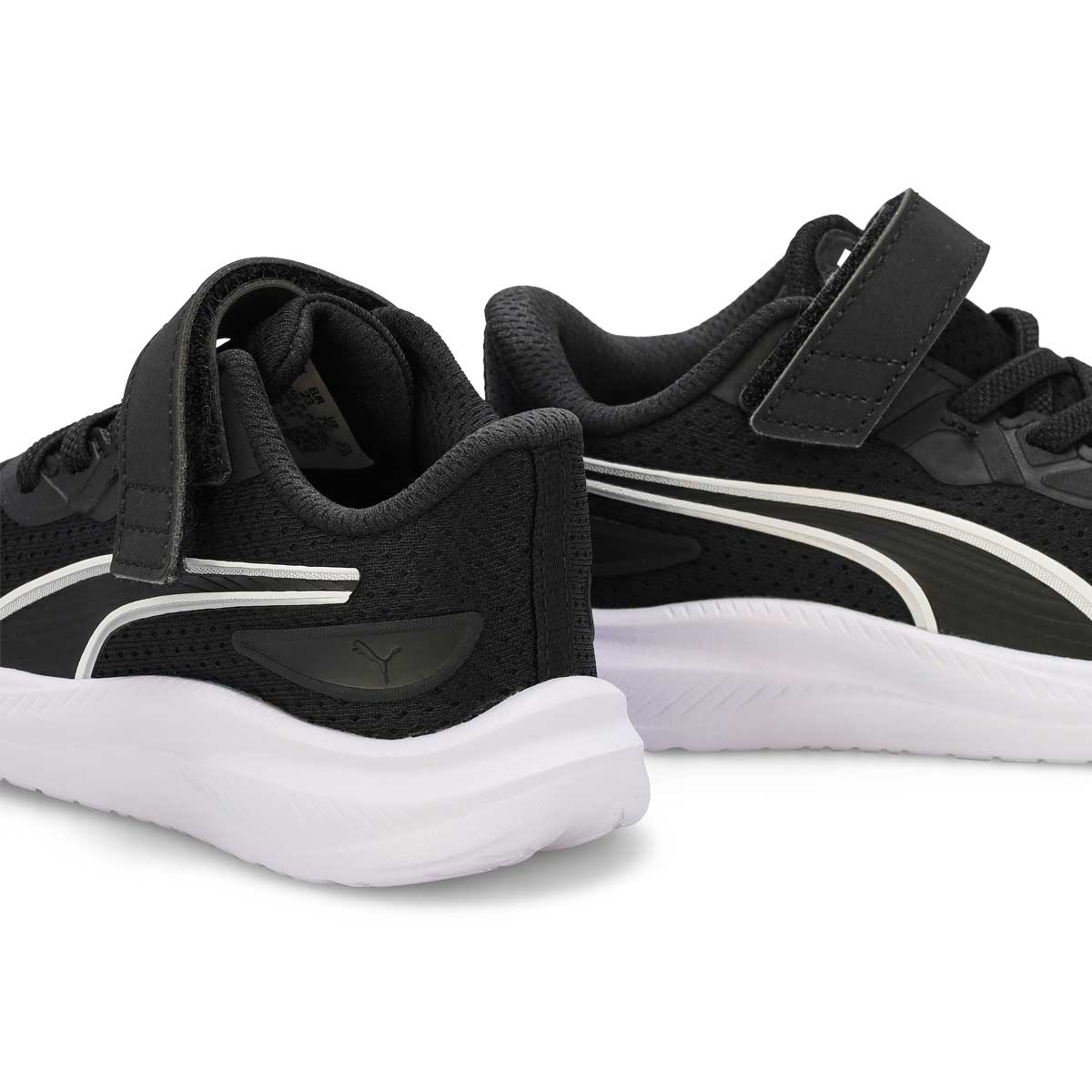 .Puma Toddler Skyrocket 2 Shoes - BLACK/WHITE - (312415.01) - SB2 - R1L10
