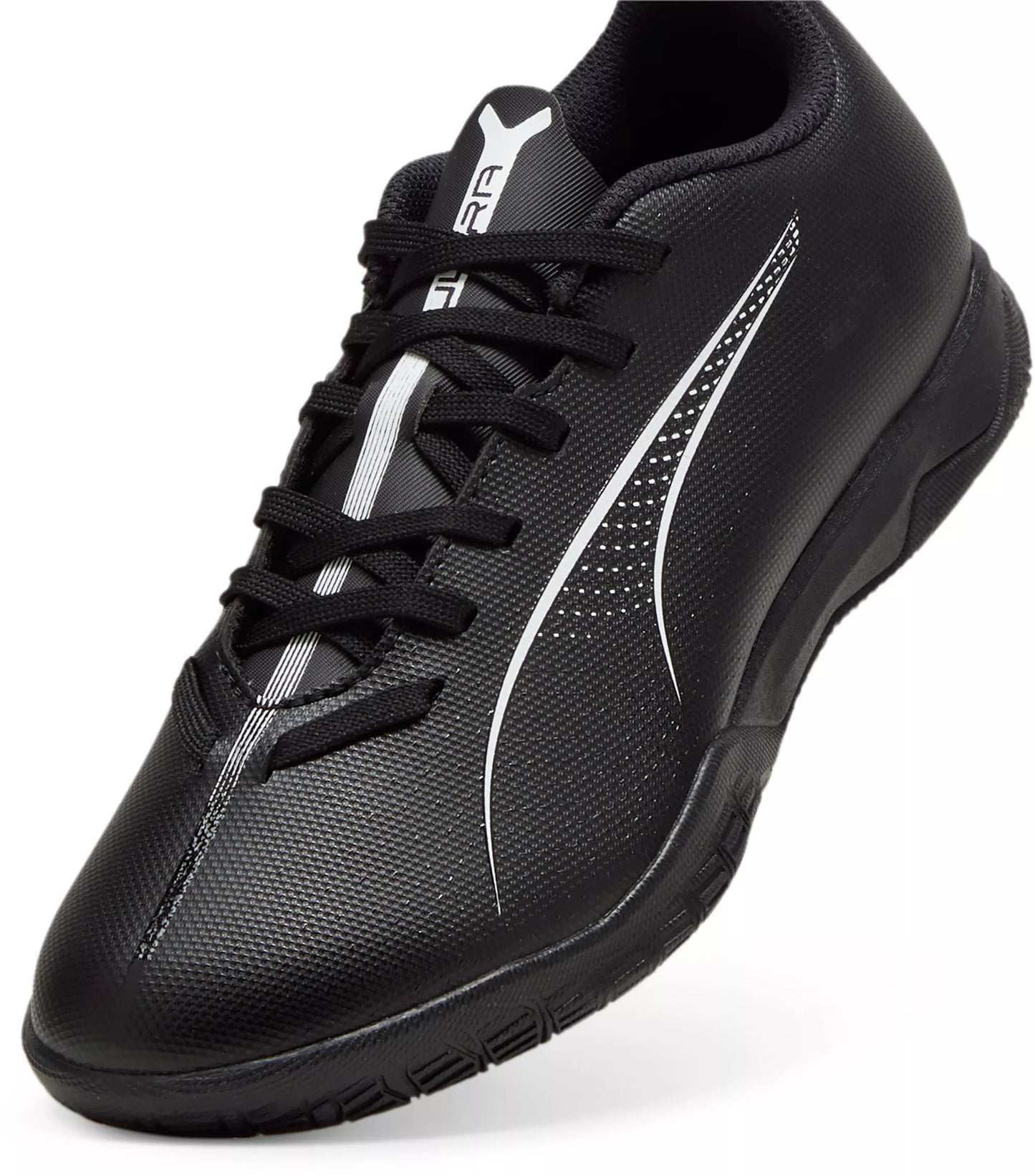 .PUMA ULTRA 5 PLAY Junior YOUTH Unisex Football Boots - BLACK/WHITE - (107913 02) - JR5 - R2L17