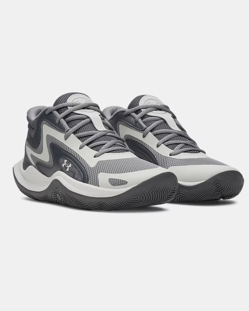 .UNDER ARMOUR MENS JET '25 - Anthracite / Clay Green / Titanium  - (6001585-017) - ? CODE - R2L?