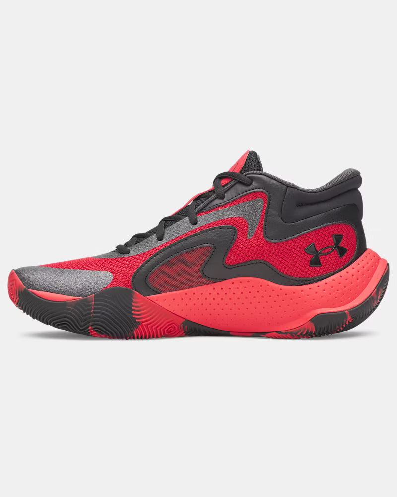 .UNDER ARMOUR MENS JET '25 - Red / Metallic Black / Black - (6001585-601) - ? CODE - R2L?
