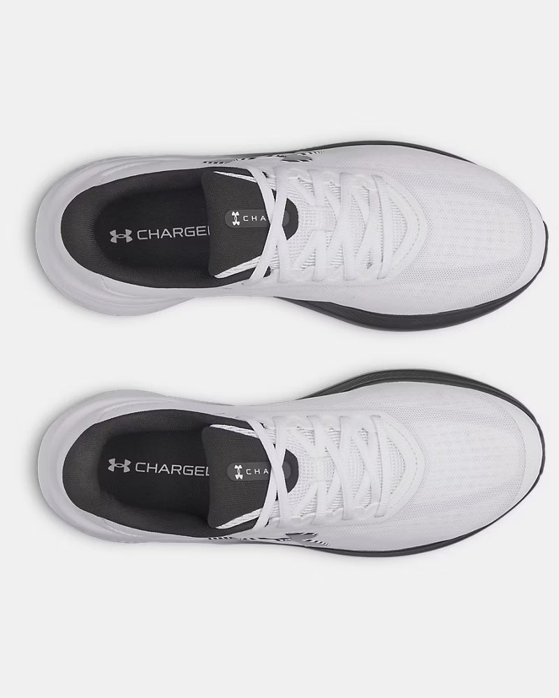 .Under Armour Charged+ Chase White/Mens Men's Running Shoes - (6014417 100) - VA - R2L16