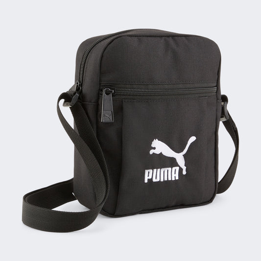 - Puma Classics Archive Compact Portable Pouch - Black/White - (090573 01) - F