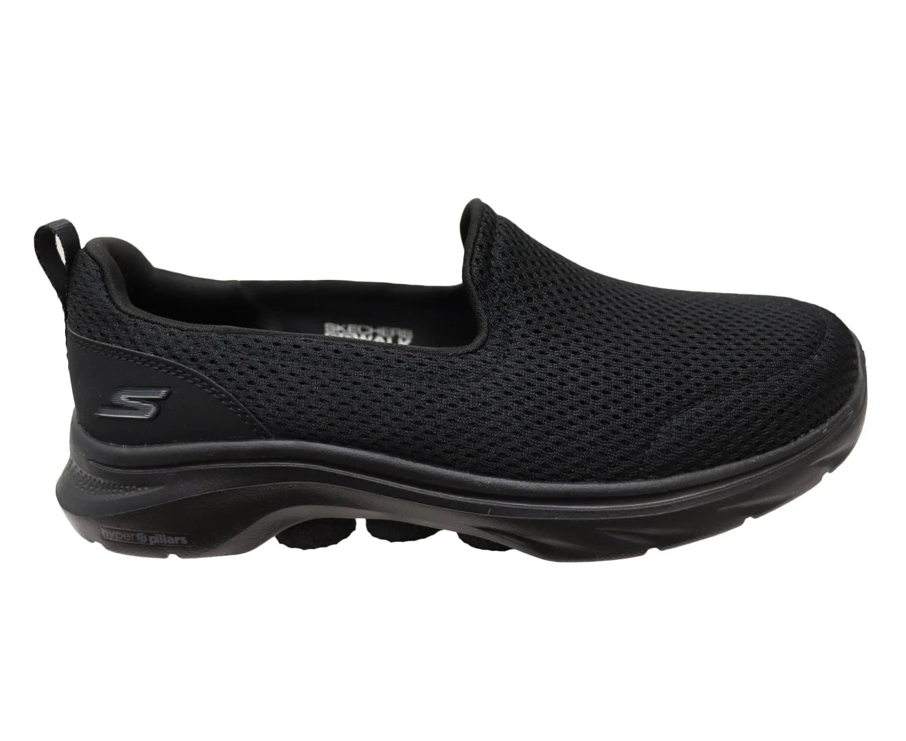 .Skechers Womens GOwalk 7 Razi Wide Fit - BLACK/BLACK - (125209W.BBK) - RZI - R2L16