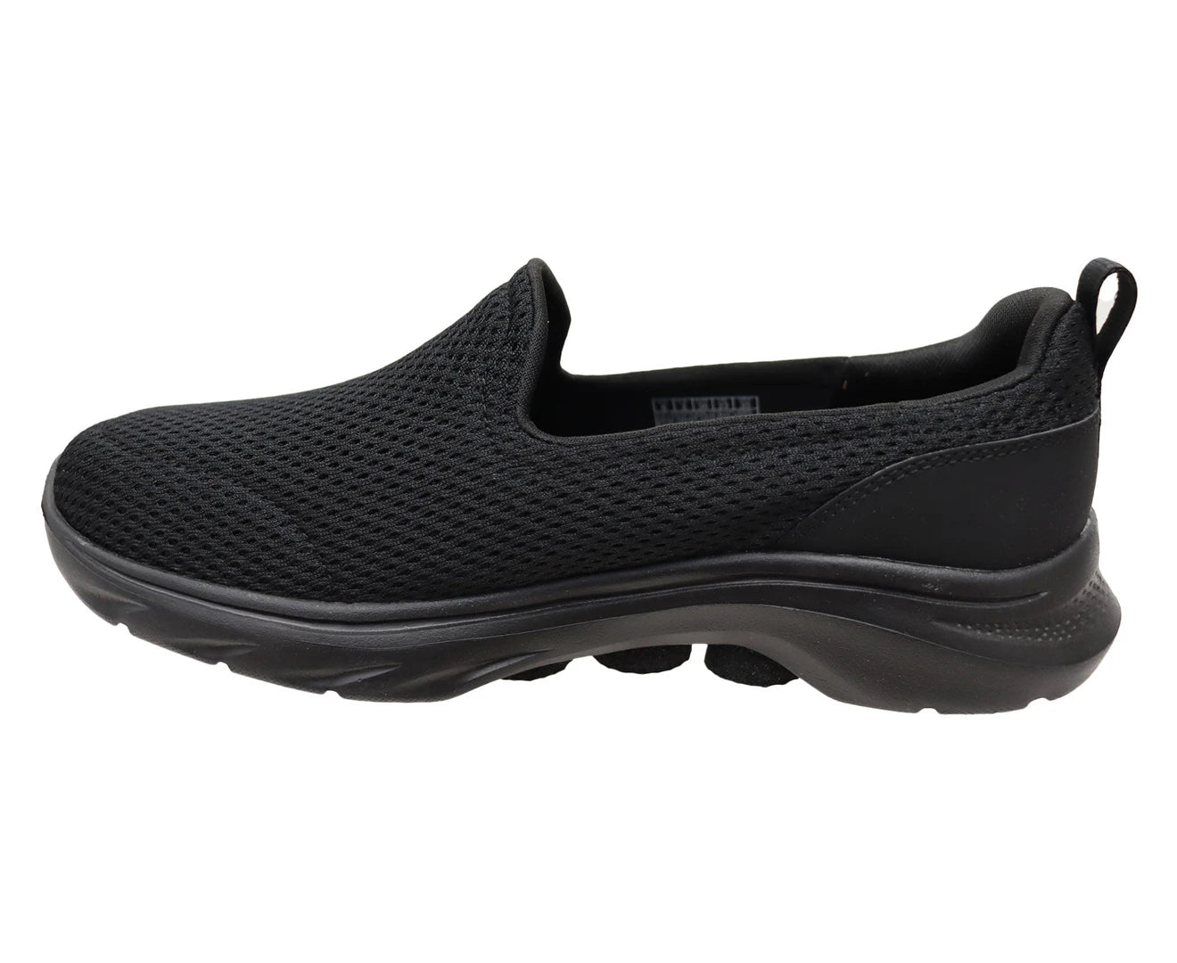 .Skechers Womens GOwalk 7 Razi Wide Fit - BLACK/BLACK - (125209W.BBK) - RZI - R2L16