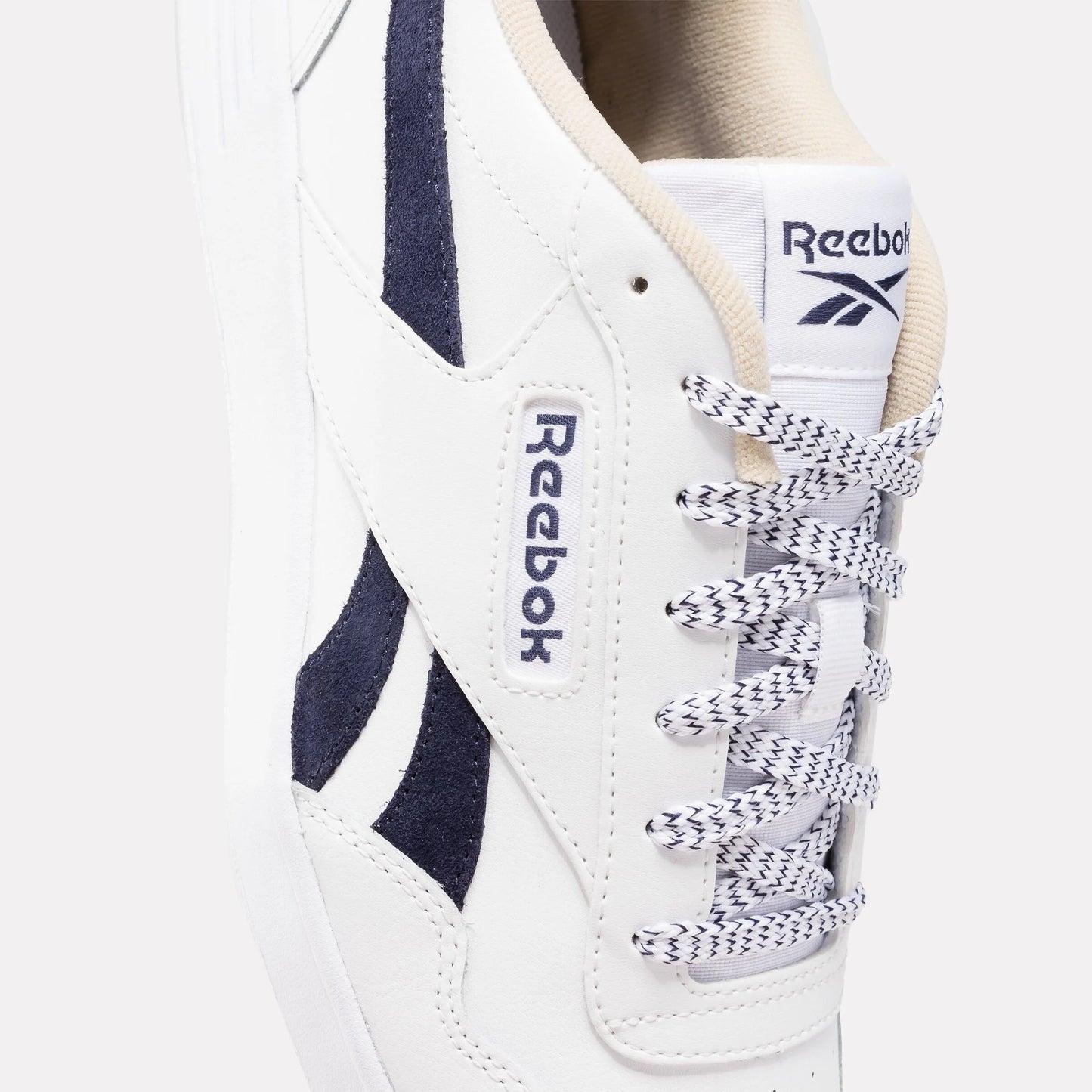 .REEBOK COURT ADVANCE - WHITE/WHITE/NAVY - (100202584) - RWN - R1L5