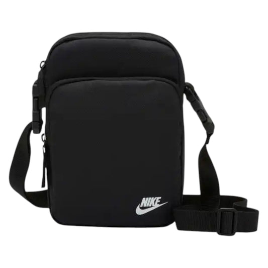 .Nike Heritage Crossbody Bag 4 Litres - BLACK/WHITE - (DB0456-010) - F
