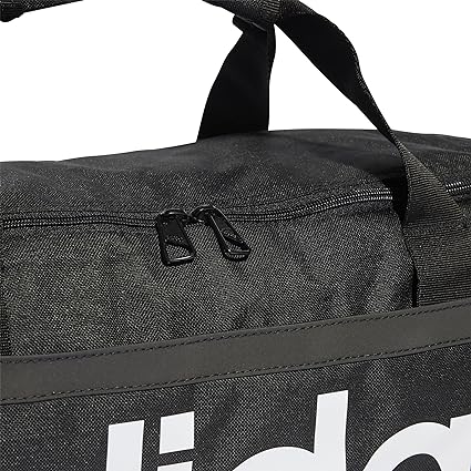 .Adidas Liner Duffel Bag MEDIUM - BLACK/WHITE - ( HT4743 ) - C17