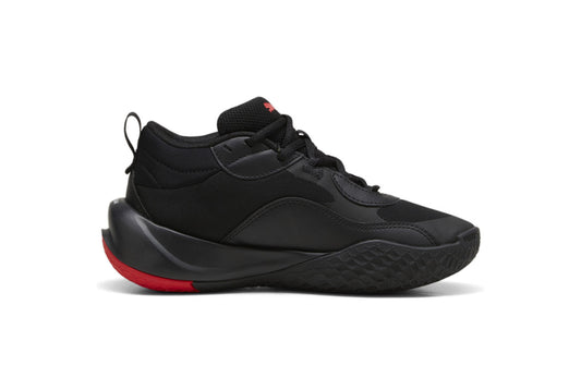 .PUMA PLAYMAKER PRO JR KIDS/YOUTH Basketball Shoes - BLACK/RED - (310370 04) - PJR - R1L3
