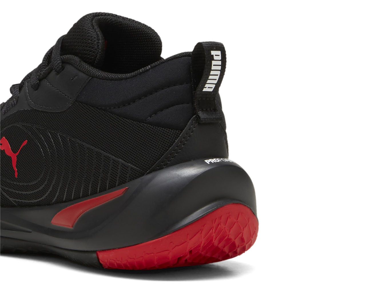 .PUMA PLAYMAKER PRO JR KIDS/YOUTH Basketball Shoes - BLACK/RED - (310370 04) - PJR - R1L3