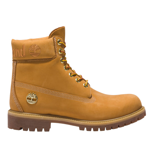 Timberland Mens 6-Inch Premium Waterproof Boot Wheat Nubuck Limited Edition GOLD BADGE - (TB0A5PJP 231) - PY- R2L17 - L/P