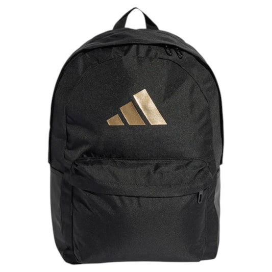 .ADIDAS Classic Bars Backpack - BLACK/GOLD - (IS7048) - C24