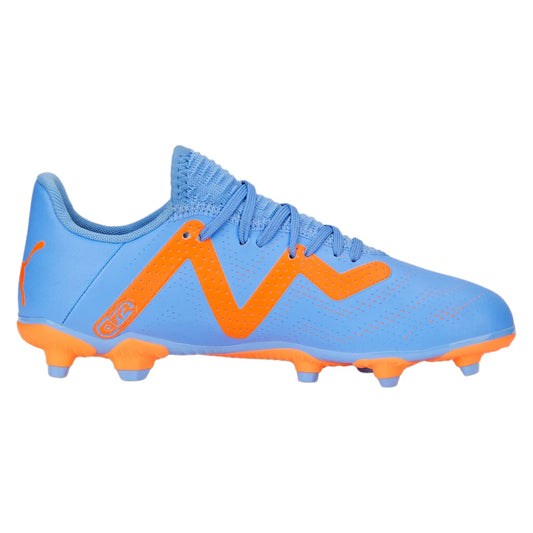 + PUMA FUTURE Play YOUTH FG/AG Unisex Football Boots BLUE/ORANGE (107199-01) - FG - R2L17