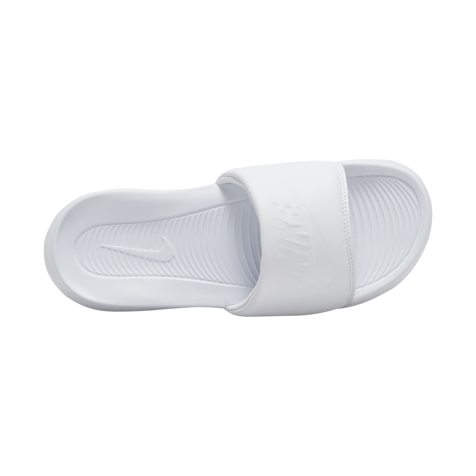 All white nike slides hotsell