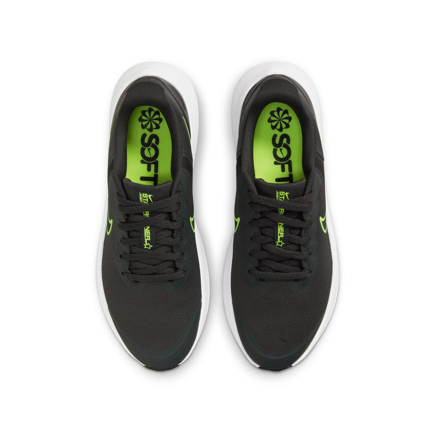 + Nike Youth Star Runner 3 - Smoke Grey/Green (DA2776 004) - GRN - R1L2