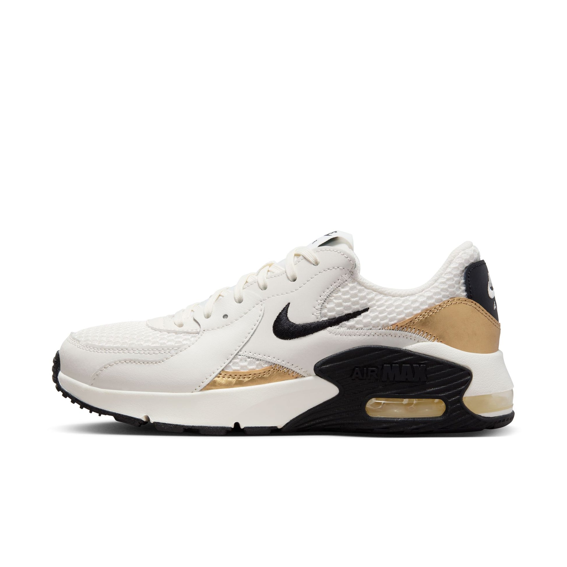 Nike Womens Air Max Excee PHANTOM BLACK/METALLIC GOLD (DZ2619