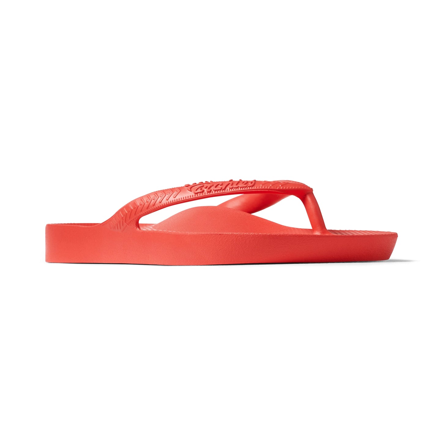 .Archies Unisex Classic Arch Support Coral Jandals - CRL - F
