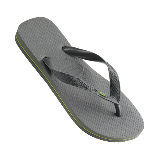 .Havaianas Mens Brazil Flip Flop Steel Grey - (BRAZIL 5178) - HV45 - F