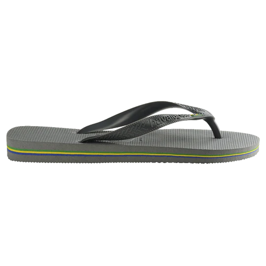 .Havaianas Mens Brazil Flip Flop Steel Grey - (BRAZIL 5178) - HV45 - F