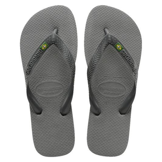 .Havaianas Mens Brazil Flip Flop Steel Grey - (BRAZIL 5178) - HV45 - F