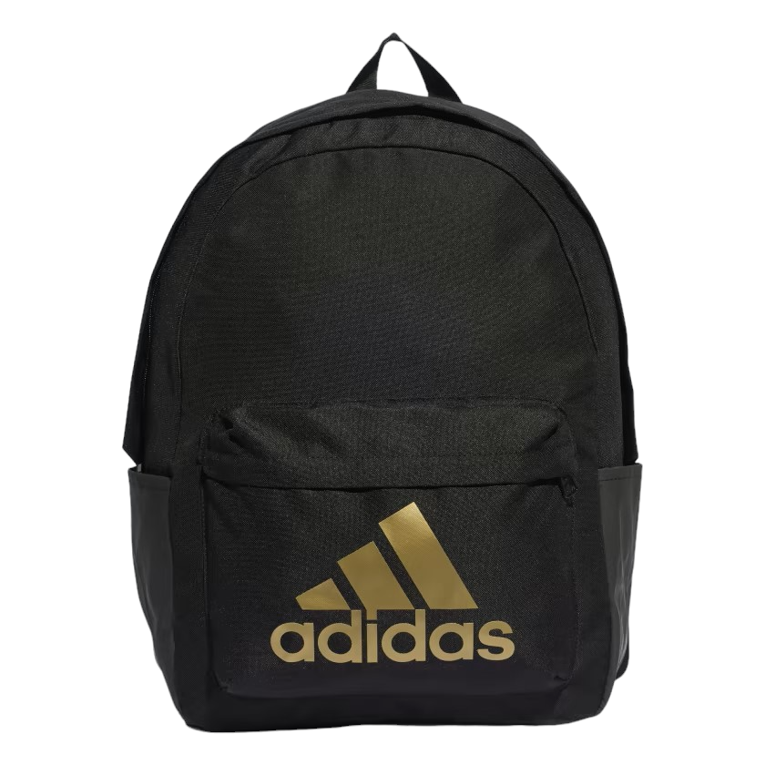 ADIDAS CLASSIC BADGE OF SPORT BACKPACK - BLACK / GOLD - (IL5812) - F