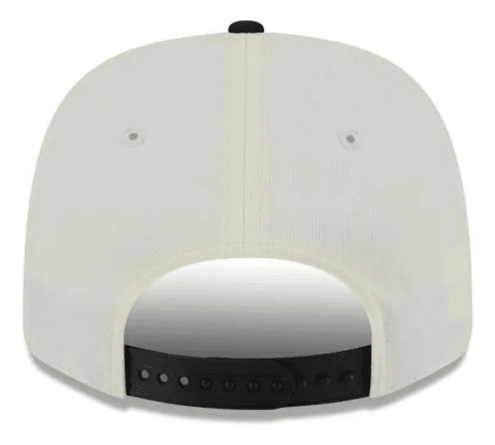 .NEW ERA 970 CHICAGO BULLS STRETCH-SNAP CAP - WHITE/BLACK - (60747740) - F