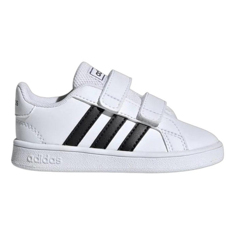 .Adidas Toddlers Grand Court Sneakers White/Black (EF0118/GW6527) - EW - R1L9