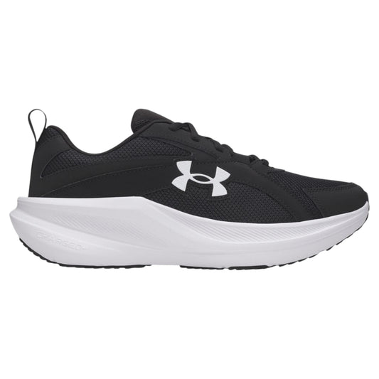 .Under Armour Charged+ Assert 11 Black/White Men's Running Shoes- (6006723-001) - BW - R2L16