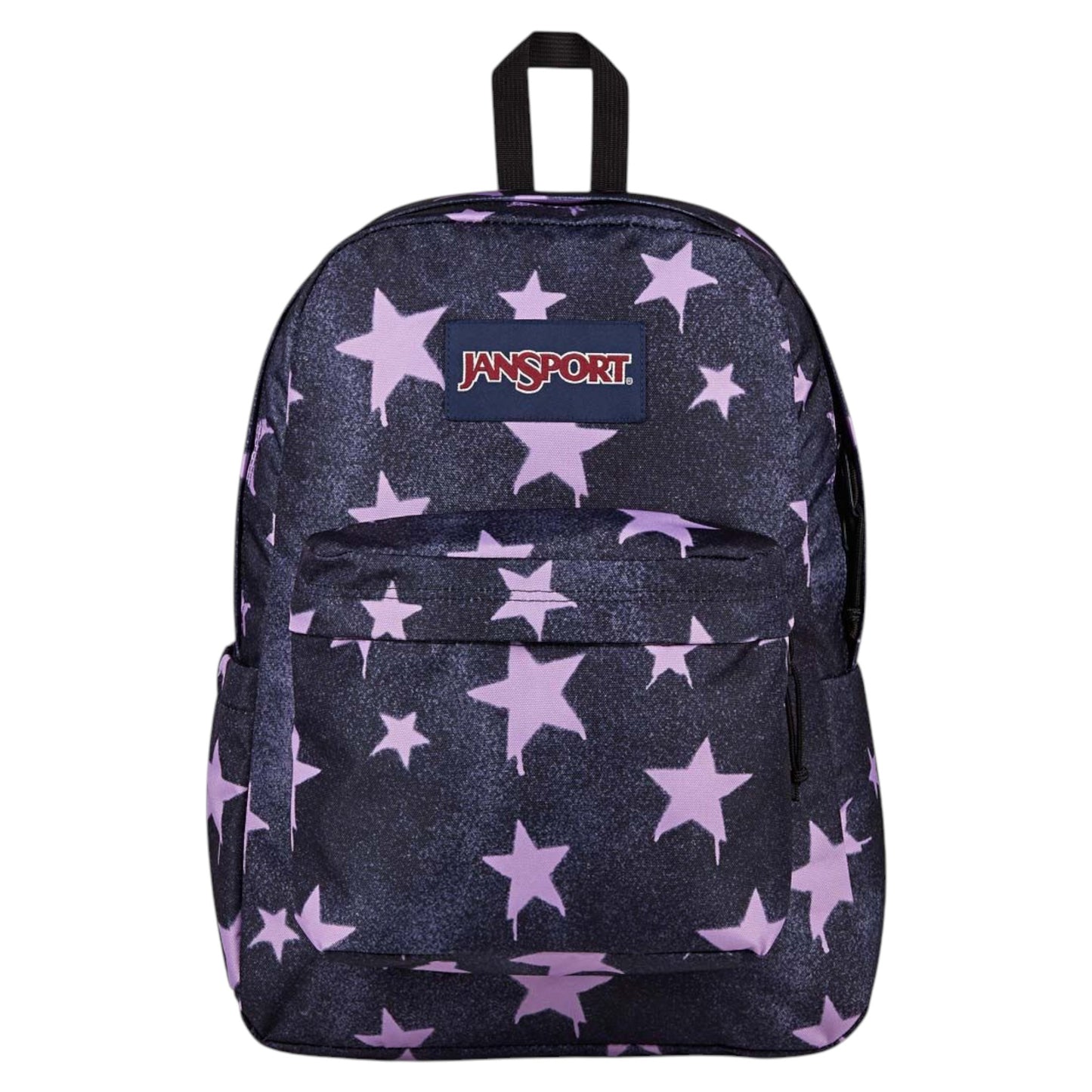 .Jansport Superbreak Plus Sprayed Stars Pastel Lilac Backpack 26L - (JS0A4QUELH6) - F