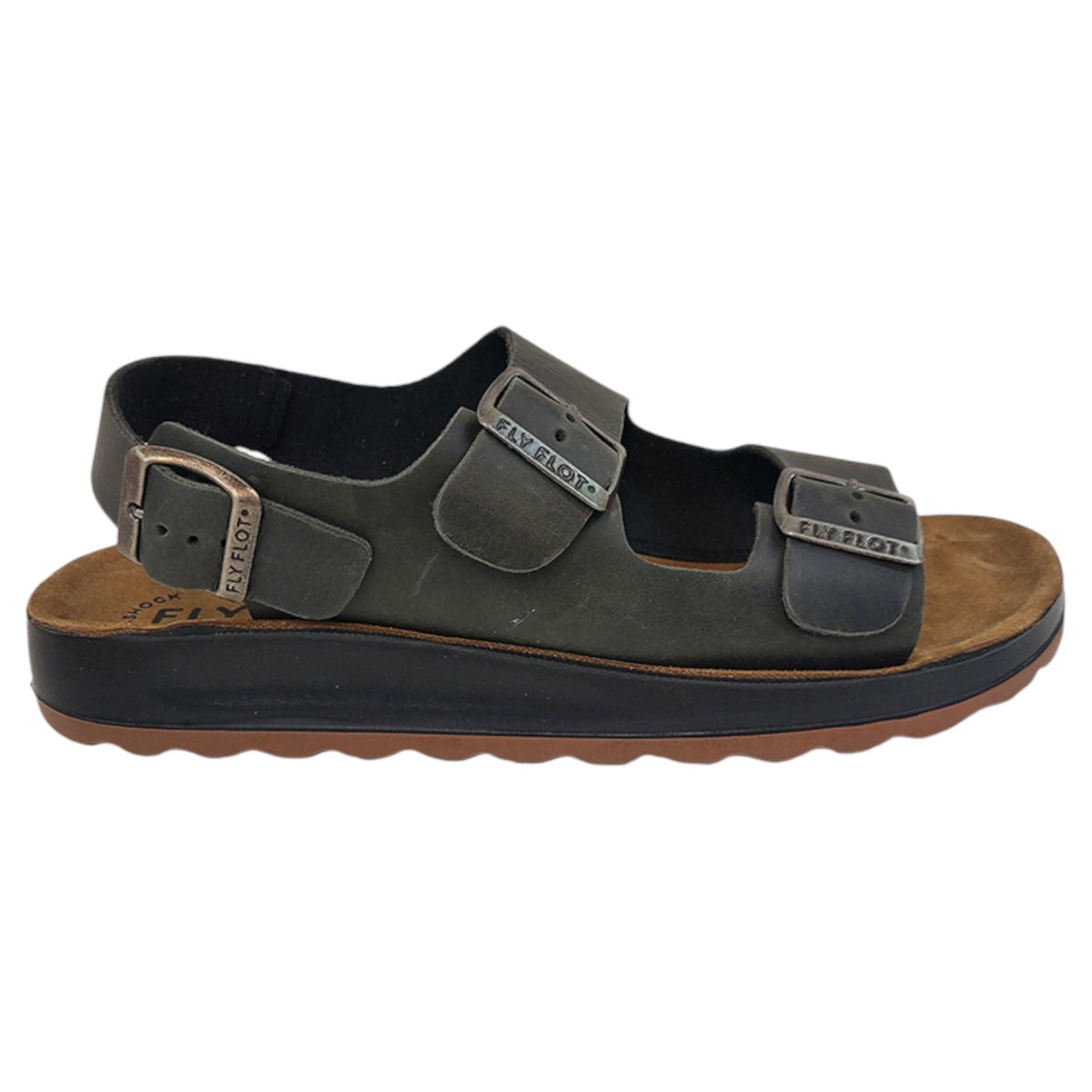.FLY FLOT Mens Sandal ANTRACITE (Dark Brown) - (78168) - A2 - F
