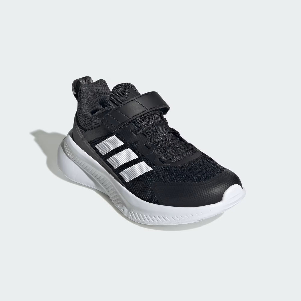 .ADIDAS KIDS FORTARUN 4.0 SHOES - BLACK/WHITE - (JQ5193) - IQ - R2L2