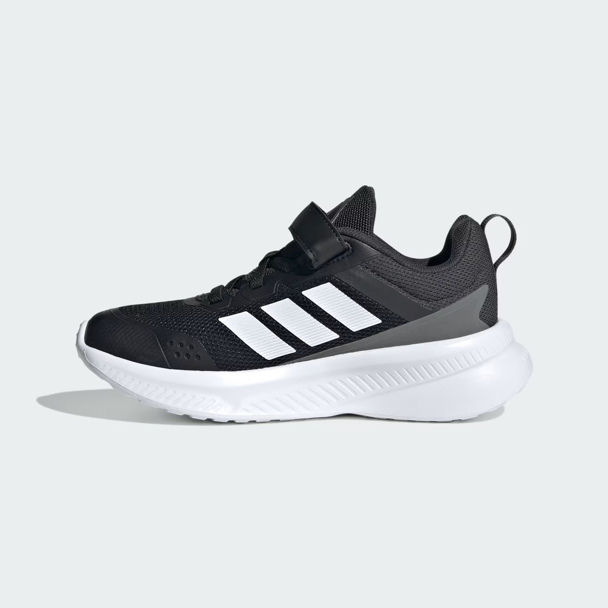 .ADIDAS KIDS FORTARUN 4.0 SHOES - BLACK/WHITE - (JQ5193) - IQ - R2L2