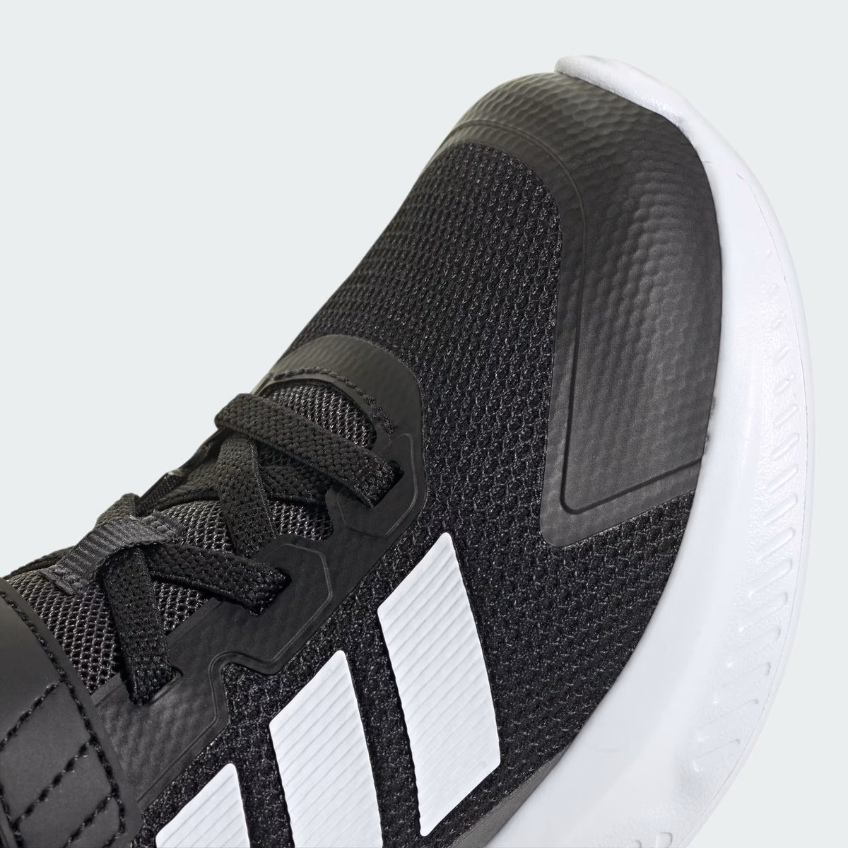 .ADIDAS KIDS FORTARUN 4.0 SHOES - BLACK/WHITE - (JQ5193) - IQ - R2L2