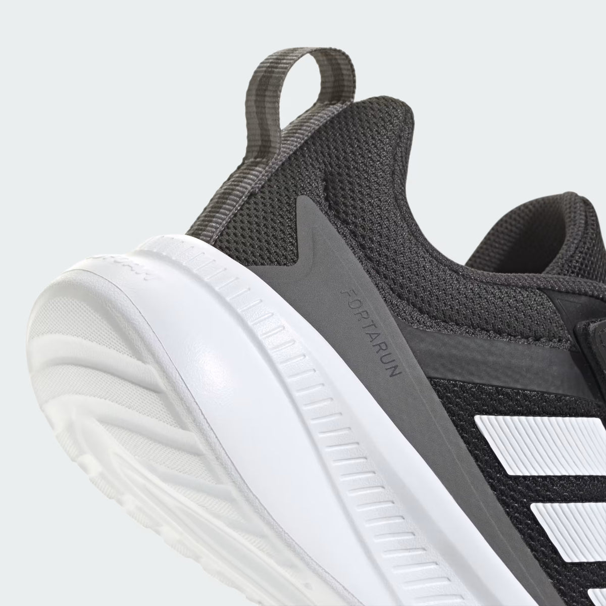 .ADIDAS KIDS FORTARUN 4.0 SHOES - BLACK/WHITE - (JQ5193) - IQ - R2L2
