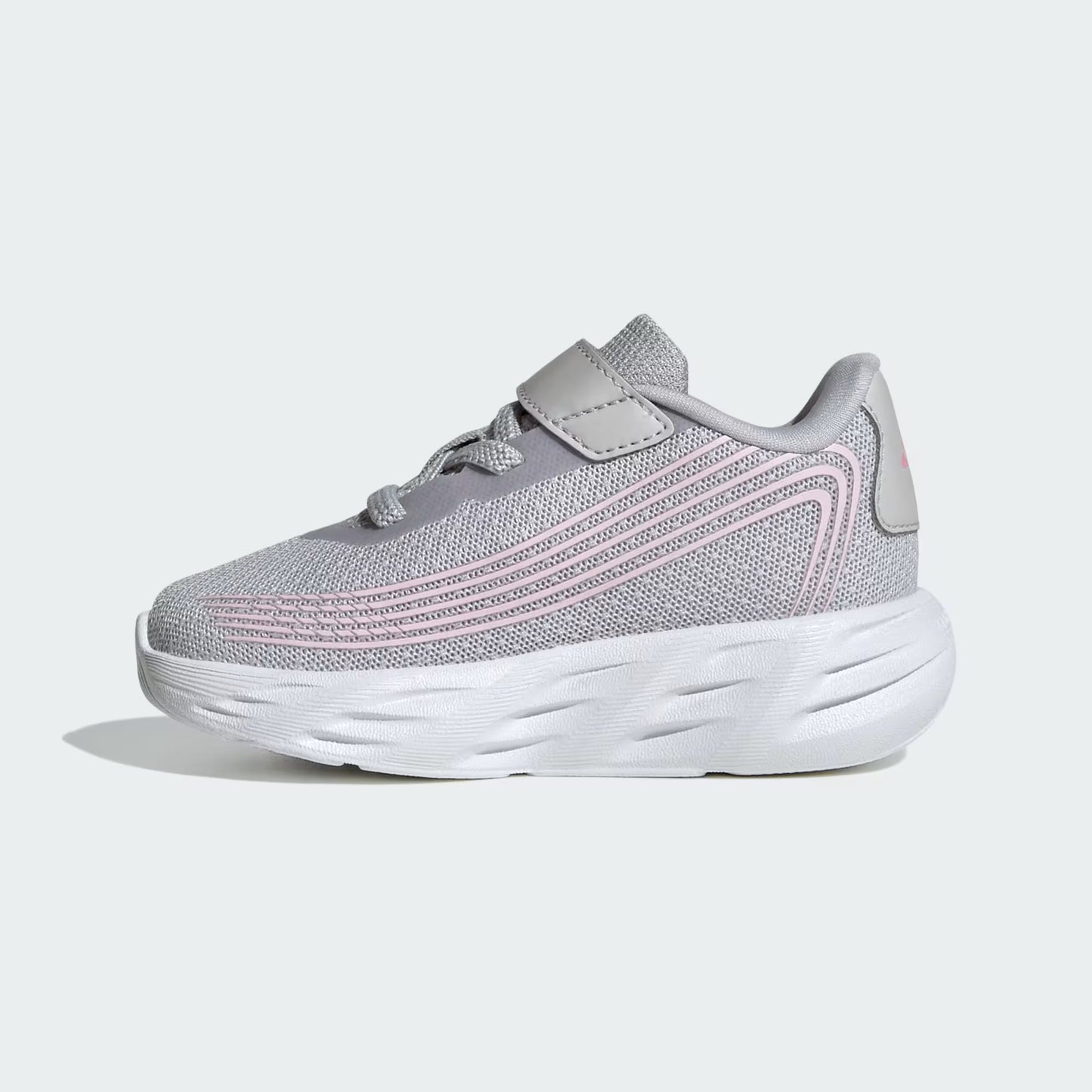 .Adidas Toddlers Galaxy 8 Shoes - PINK/WHITE - (KI1678) - K8 - R1L2