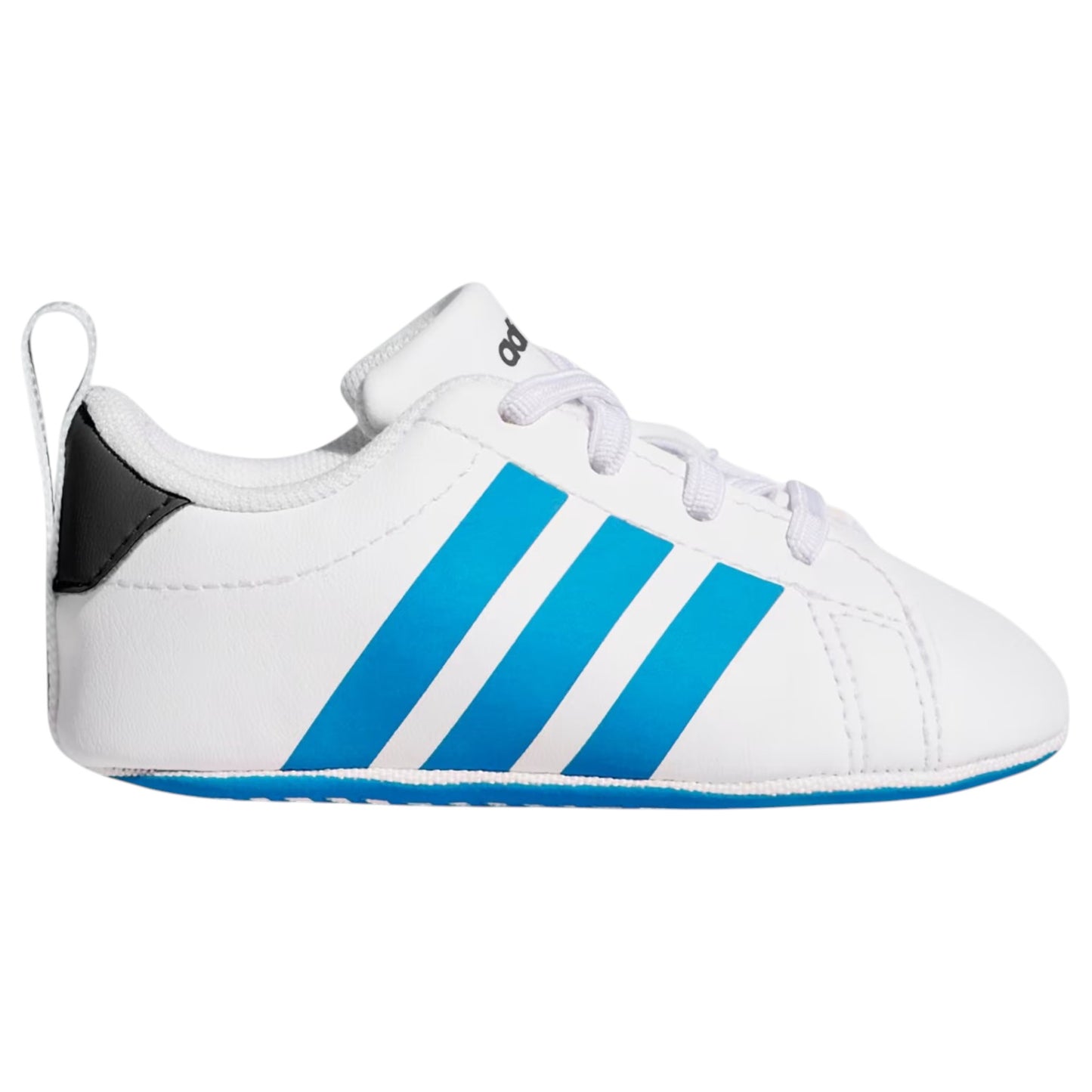.Adidas Grand Court Crib White/Blue (Lucid Ray Blue/Aurora Onix)  - (KI8218) - BL - R1L8