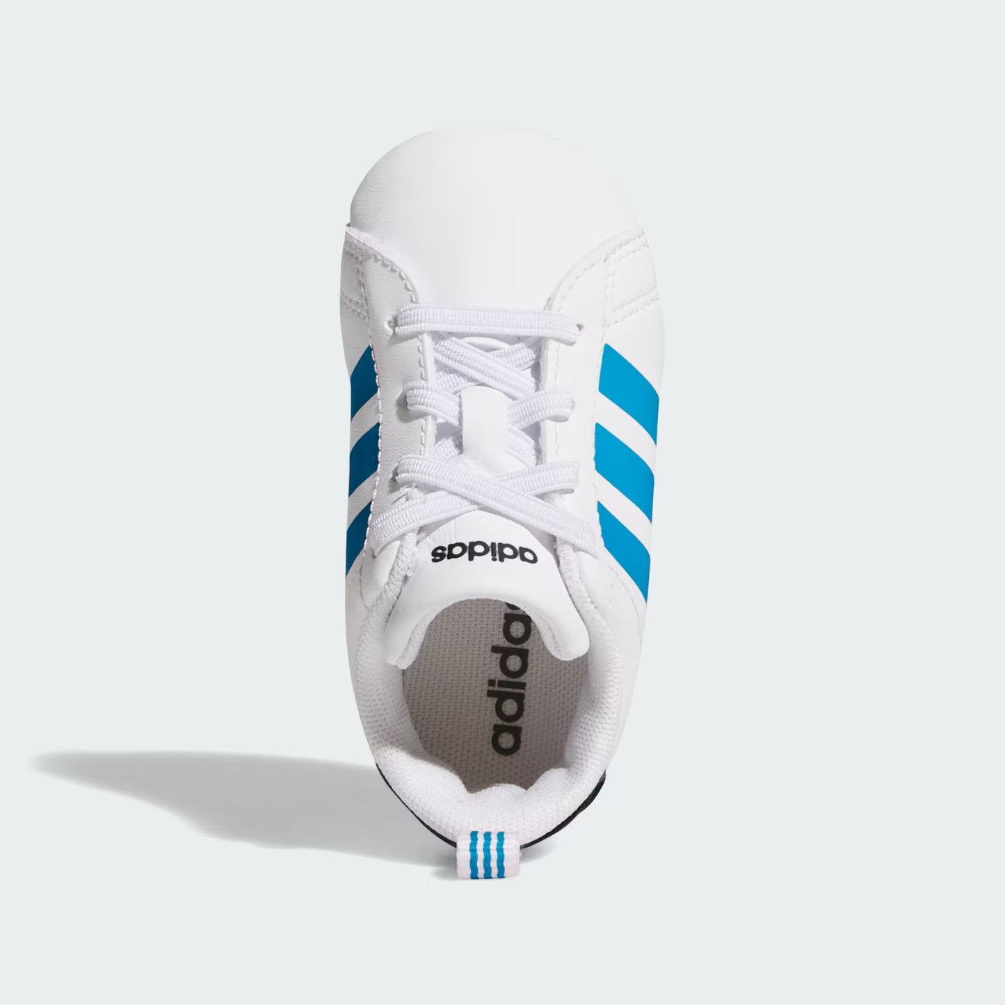 .Adidas Grand Court Crib White/Blue (Lucid Ray Blue/Aurora Onix)  - (KI8218) - BL - R1L8