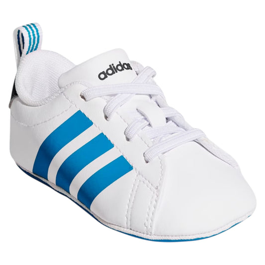 .Adidas Grand Court Crib White/Blue (Lucid Ray Blue/Aurora Onix)  - (KI8218) - BL - R1L8