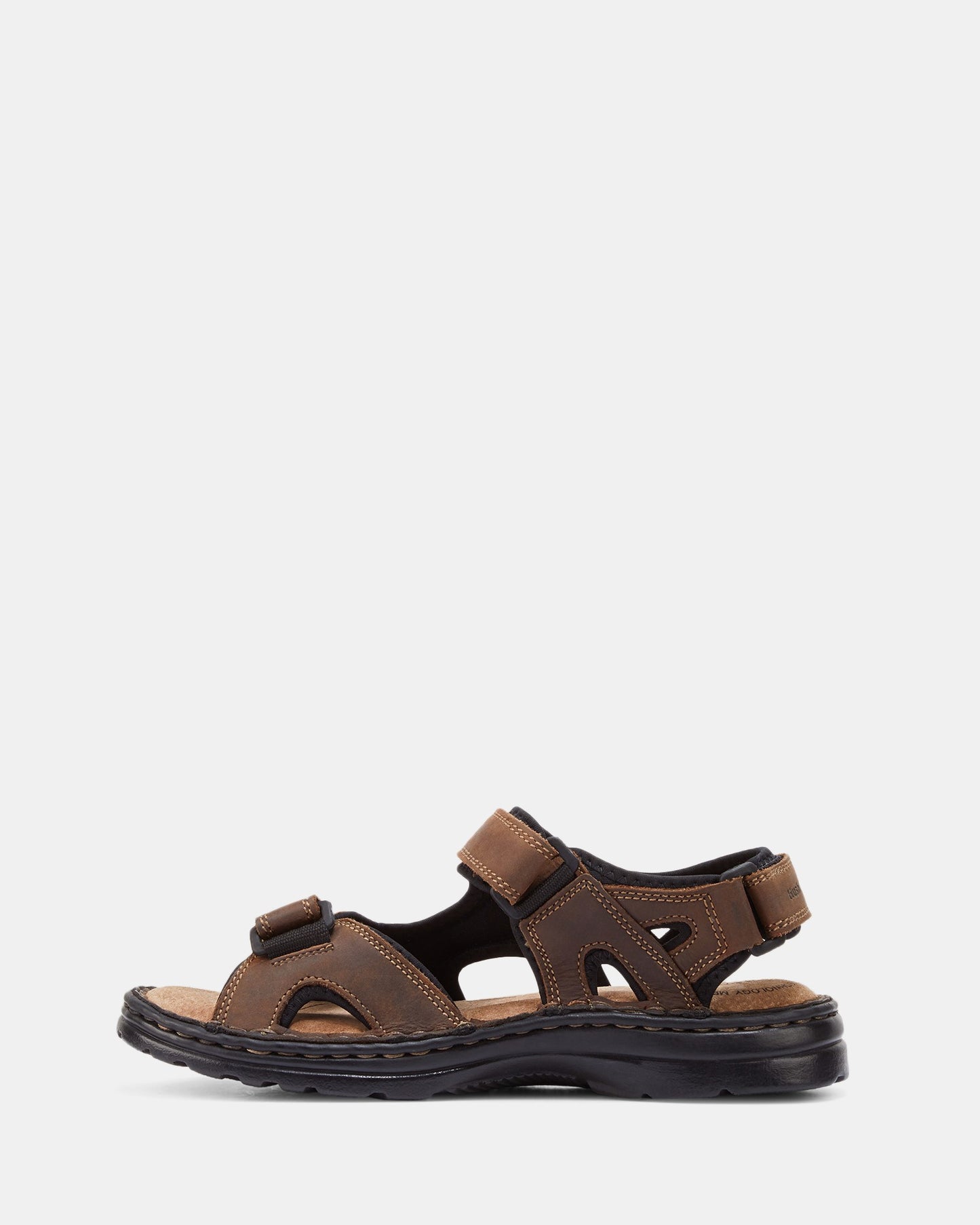 .Hush Puppies Simmer Brown Leather Sandal (146477) - SBR - F