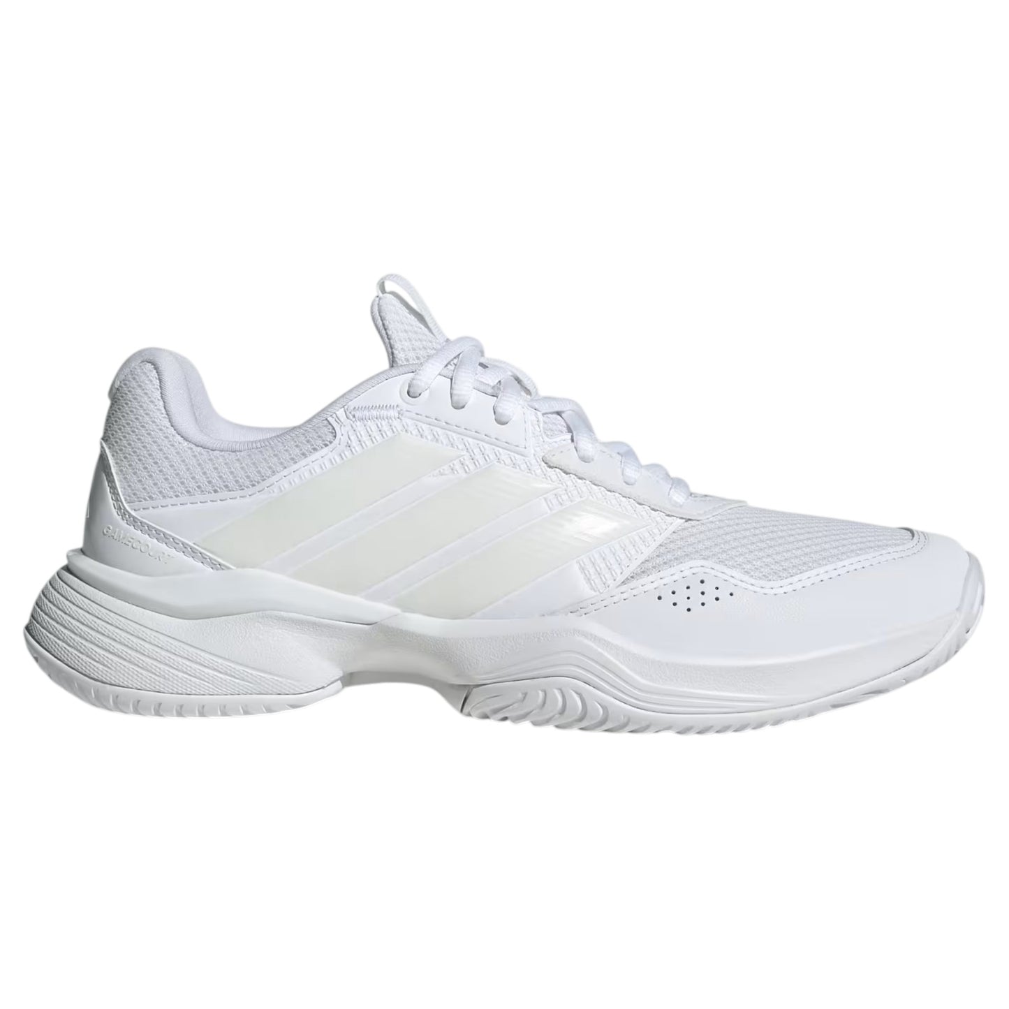 .Adidas GameCourt 3 All Court Tennis / Netball Shoes - WHITE/WHITE - (KI3600) - WHT - R1L5