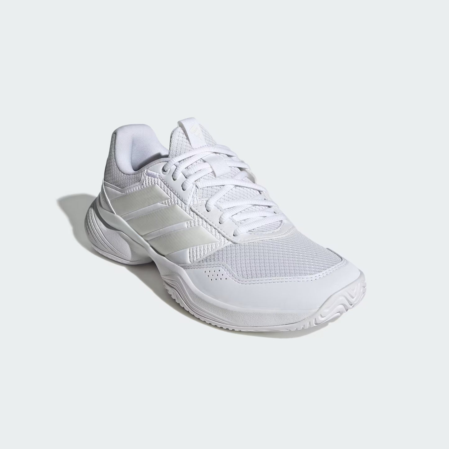 .Adidas GameCourt 3 All Court Tennis / Netball Shoes - WHITE/WHITE - (KI3600) - WHT - R1L5