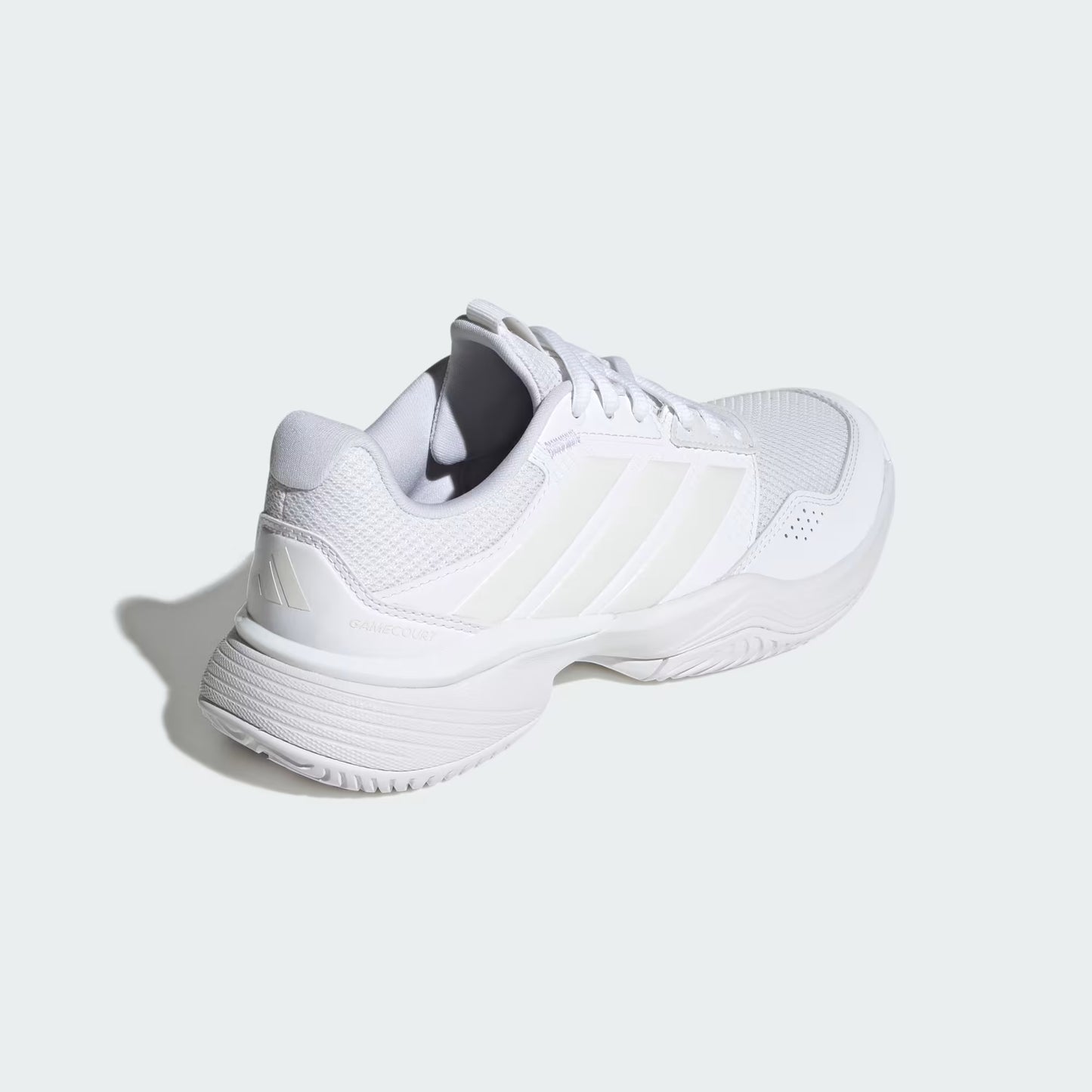 .Adidas GameCourt 3 All Court Tennis / Netball Shoes - WHITE/WHITE - (KI3600) - WHT - R1L5