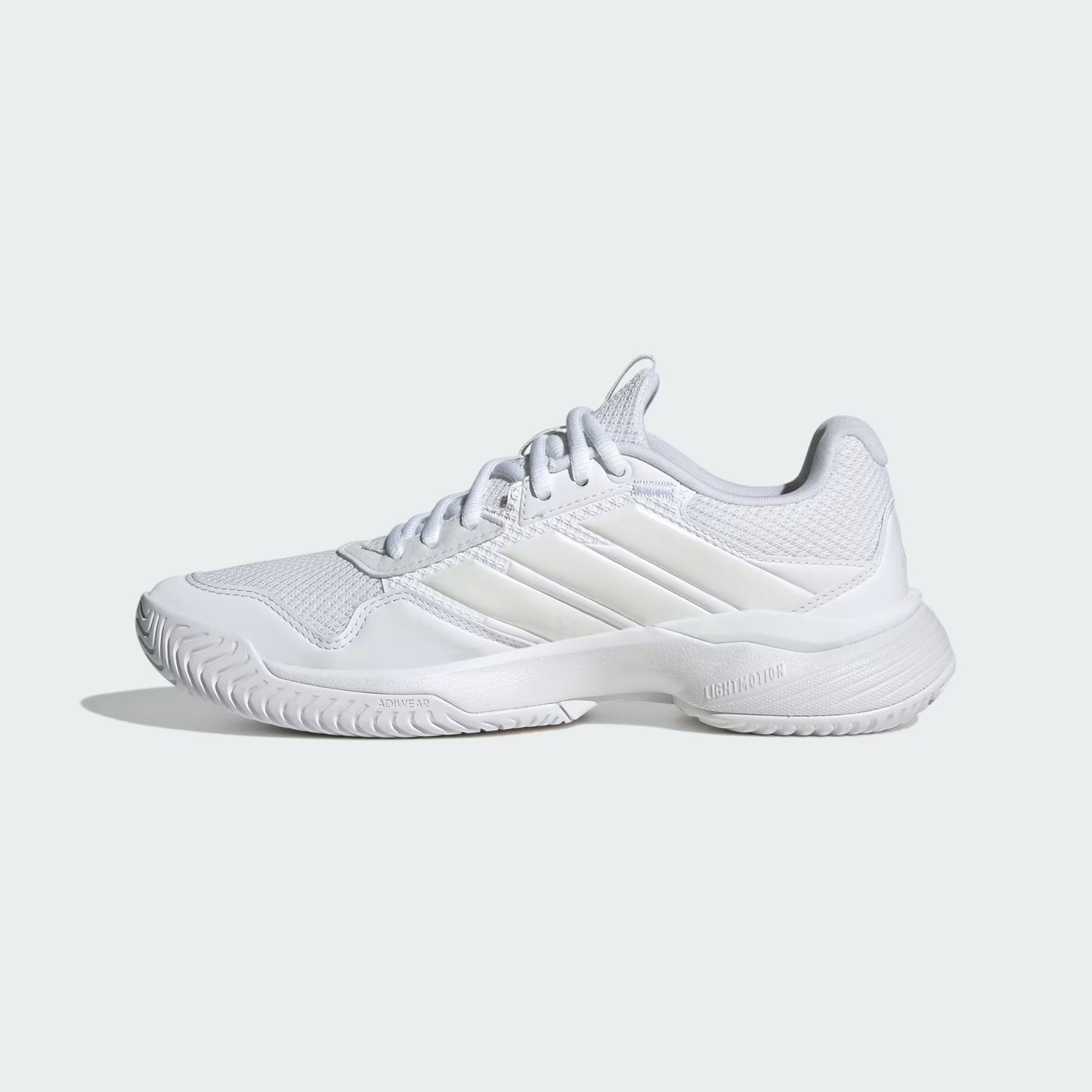 .Adidas GameCourt 3 All Court Tennis / Netball Shoes - WHITE/WHITE - (KI3600) - WHT - R1L5