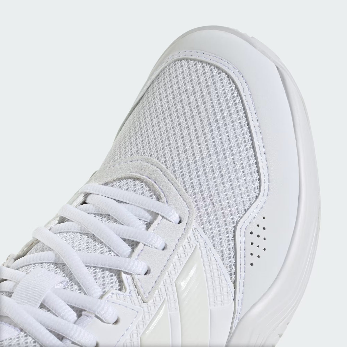 .Adidas GameCourt 3 All Court Tennis / Netball Shoes - WHITE/WHITE - (KI3600) - WHT - R1L5