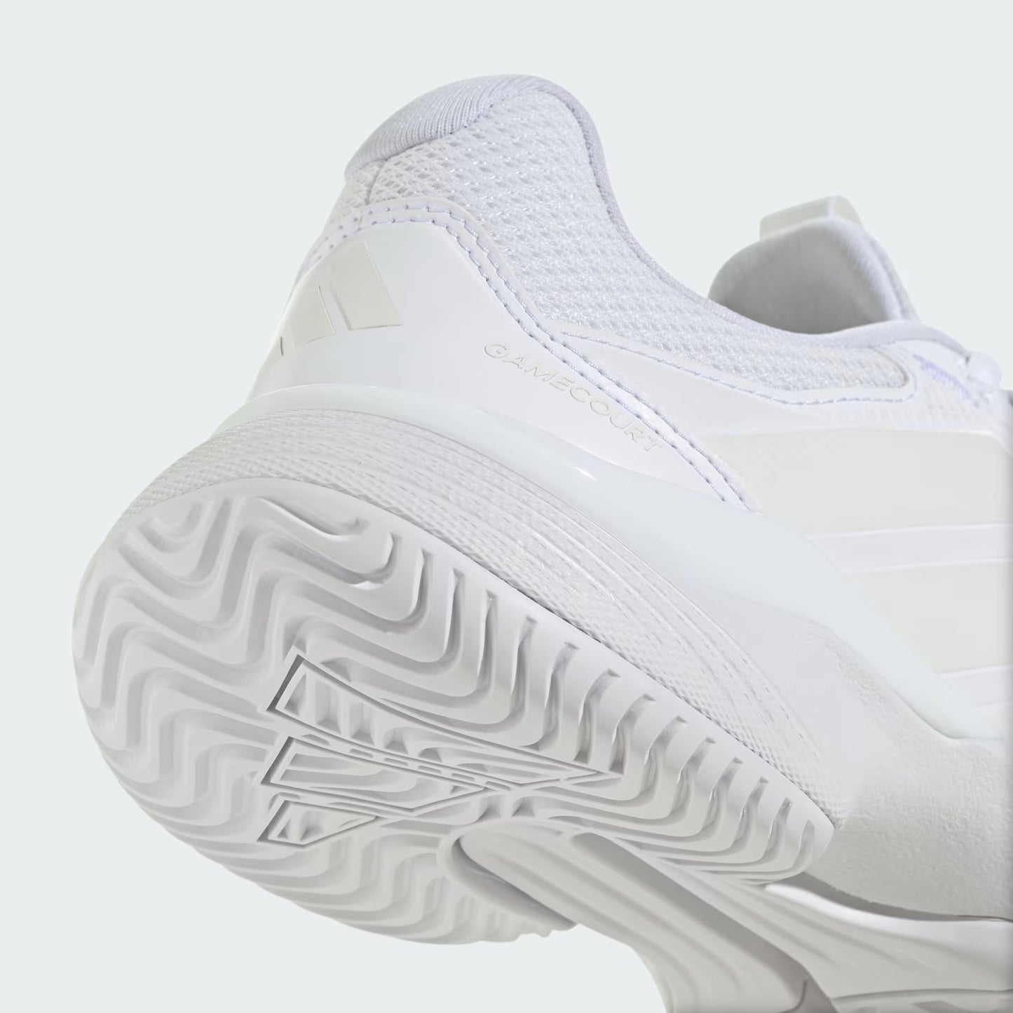.Adidas GameCourt 3 All Court Tennis / Netball Shoes - WHITE/WHITE - (KI3600) - WHT - R1L5