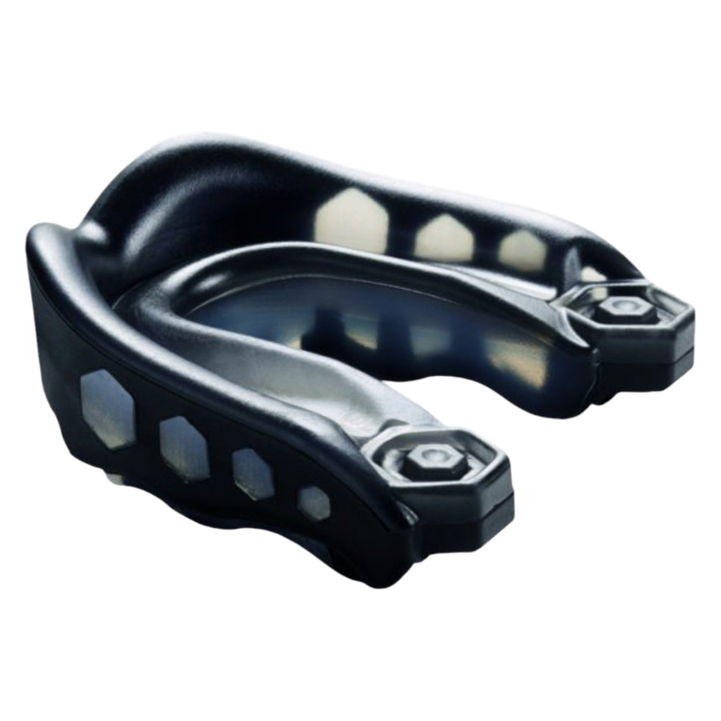 .Shock Doctor Mouth Guard GEL MAX Black Triple Layer Protection SHOCK Frame & Gel-Fit Liner (ADULT) - (6210A) - F