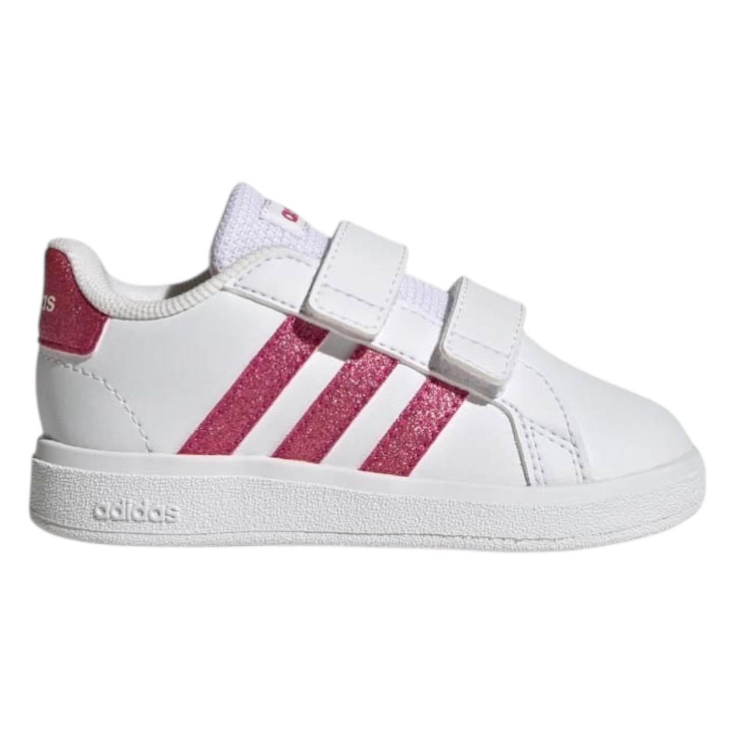 Adidas Toddlers Grand Court 2.0 Sneakers White/Pink (GY4768) - WP - R1L9