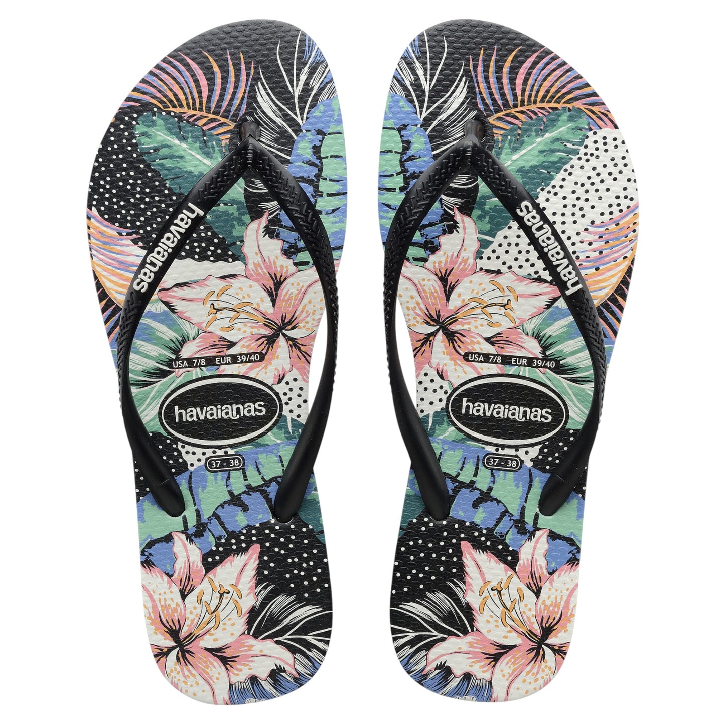 .Havaianas Kids Slim Floral Dots - (0090) - HV101 - F