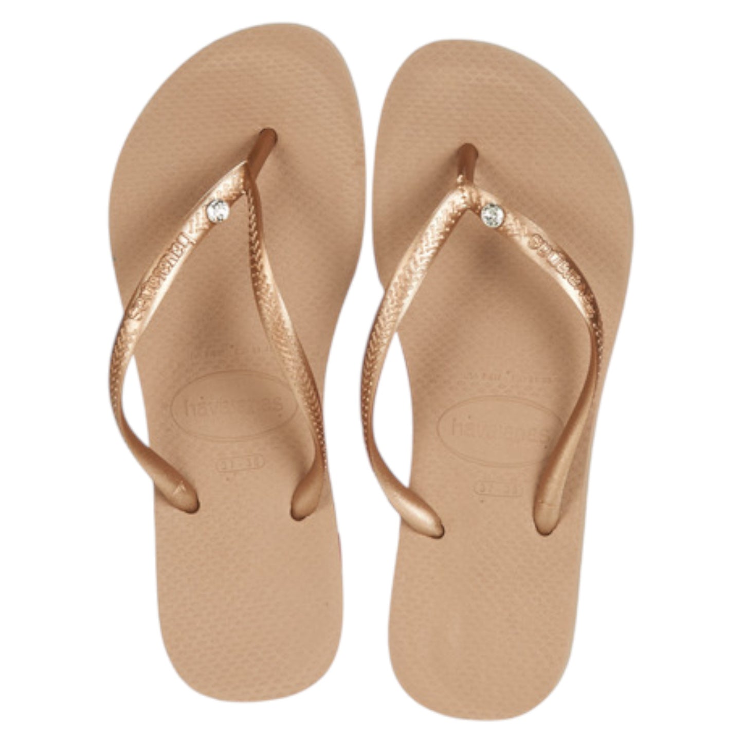 Havaianas Kids Slim Crystal Glamour SW Rosegold - (SLIMCRYSTALGLAMOUR) - HV66 - F