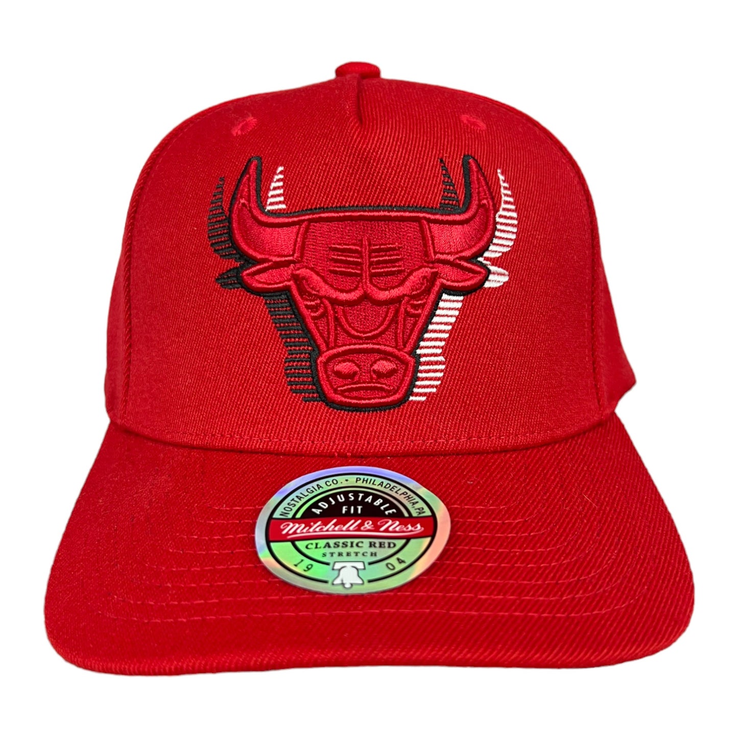 .Mitchell & Ness NBA Chicago Bulls Off Court Classic Snapback Cap - RED - ( MNCG22296 ) - MNB12